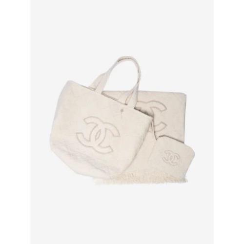 Pre-owned Cotton chanel-bags