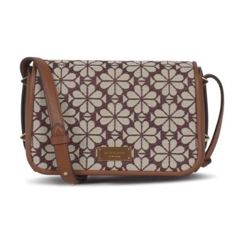 Blomster Jacquard Crossbody Veske