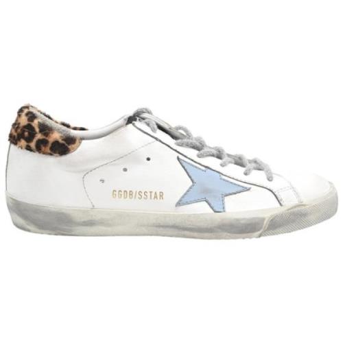 Leopard Superstar Sneakers Hvit Is