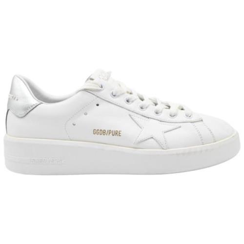 Pure Star White and Silver Sneakers