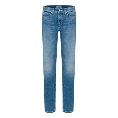 Blå Straight Leg Jeans Sommerstil