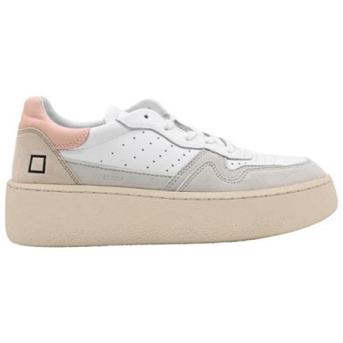 Hvit Rosa Sneakers - Step Calf