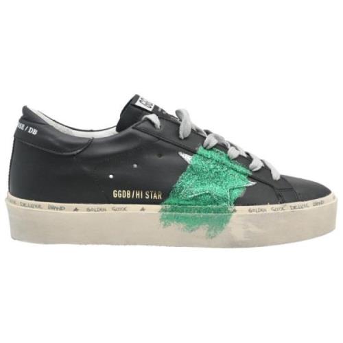 Svart Grønn Glitter Fantasy Sneakers