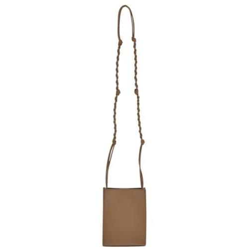 Liten Lær Crossbody Veske