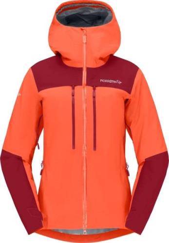 Norrøna Women's Trollveggen Gore-Tex Pro Light Jacket Orange Alert