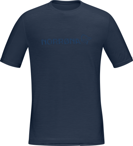 Norrøna Men's Falketind Equaliser Merino T-Shirt Indigo Night