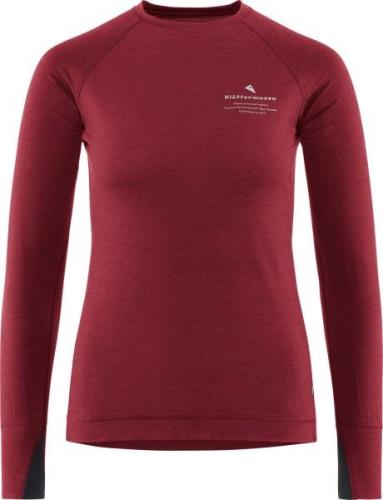 Klättermusen Women's Fafne Crew Dark Russet