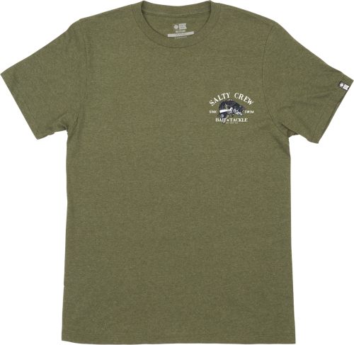 Salty Crew Men's Bass Man Standard S/S Tee Spruce