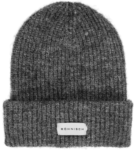 Röhnisch Chunky Beanie Grey Melange