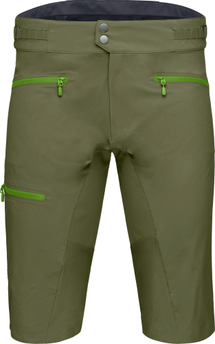 Norrøna Men's Fjørå flex1 Mid Weight Shorts  Olive Night/Norrona Green