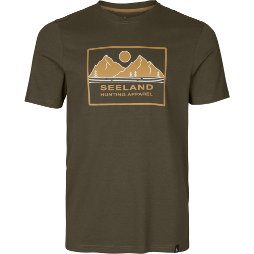 Seeland Men's Kestrel T-Shirt Grizzly Brown