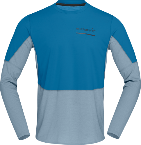 Norrøna Men's Senja Equaliser Lightweight Long Sleeve Mykonos Blue