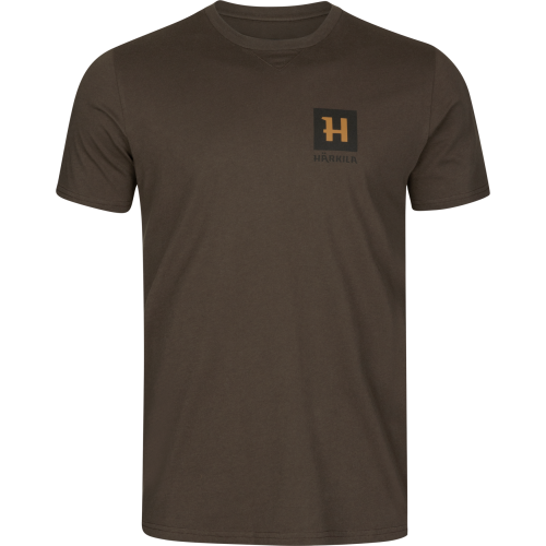 Härkila Men's Gorm Short Sleeve T-Shirt Shadow Brown