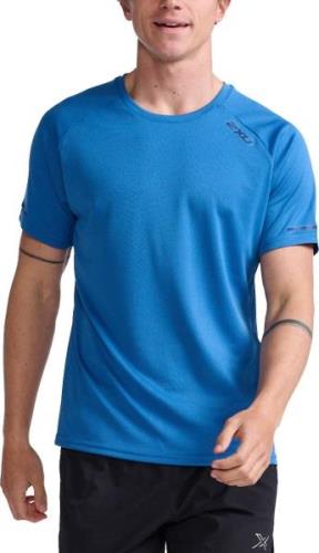 2XU Men's Aero Tee Deep Jade/Silver Reflective