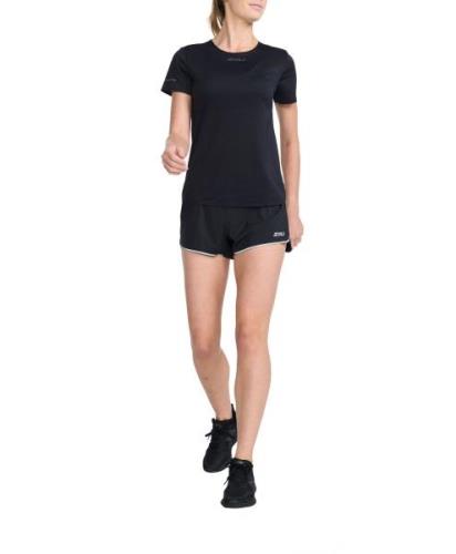 2XU Women's Light Speed Tech Tee Black/Black Reflective