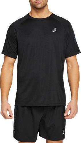 Asics Men's Icon Short Sleeve Top Performance Black/Carrier Grey