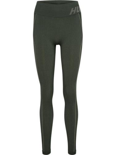 Hummel Women's hmlTE Christel Seamless MW Tights Climbing Ivy/Seagrass...