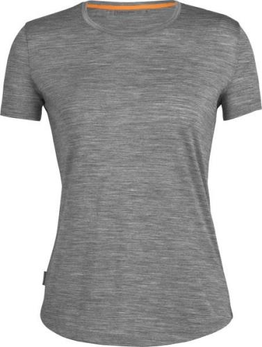 Icebreaker Women's Sphere II Short Sleeve Tee Metro Heather