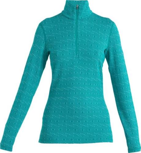 Icebreaker Women's Mer 260 Vertex Long Sleeve Half Zip Herenga Flux Gr...