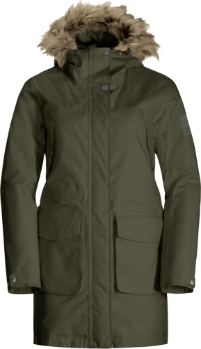 Jack Wolfskin Women's Winterfrost Insulated Parka Island Moss