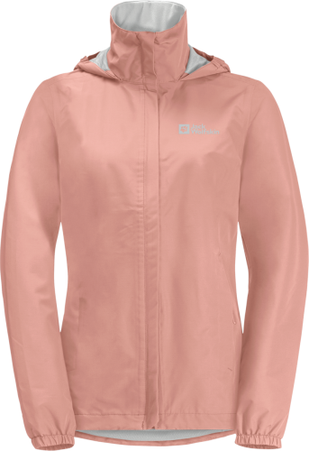 Jack Wolfskin Women's Stormy Point 2-Layer Jacket Rose Dawn