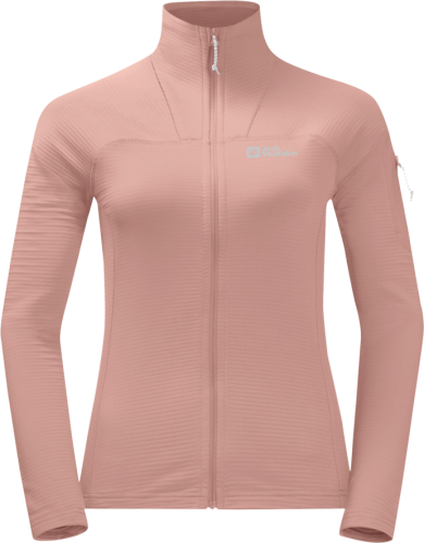 Jack Wolfskin Women's Prelight Full Zip Rose Dawn