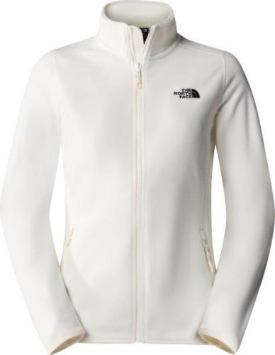 The North Face Women's 100 Glacier Full-Zip Fleece White Dune