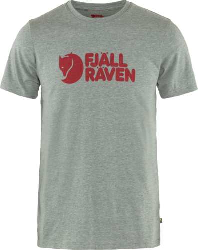 Fjällräven Men's Fjällräven Logo T-shirt Grey Melange