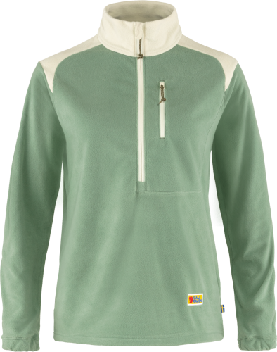 Fjällräven Women's Vardag Lite Fleece Sage Green/Chalk White