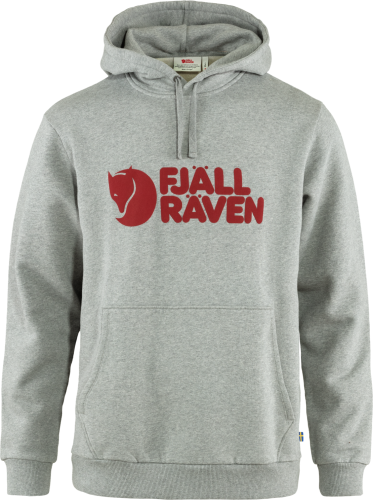 Fjällräven Men's Fjällräven Logo Hoodie Grey/Melange