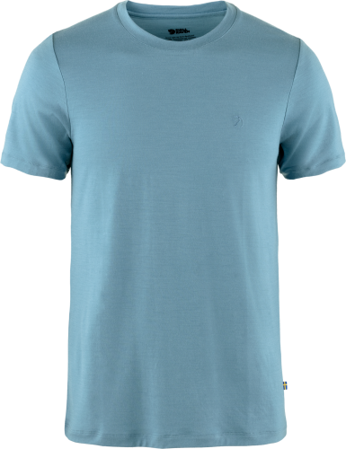 Fjällräven Men's Abisko Wool Short Sleeve Dawn Blue