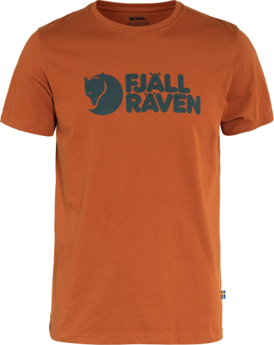 Fjällräven Men's Fjällräven Logo T-shirt Terracotta Brown