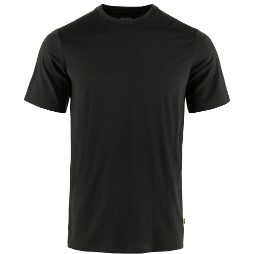 Fjällräven Men's Abisko Wool Short Sleeve Black