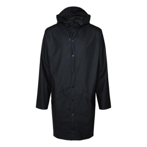 Rains Unisex Long Jacket Black