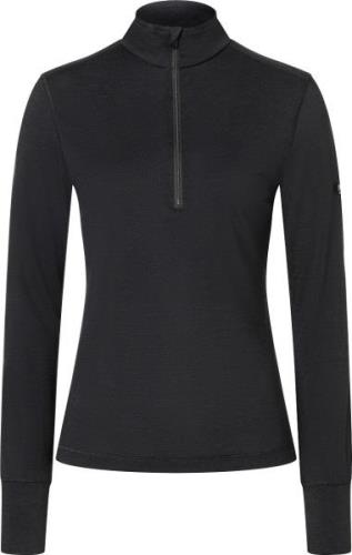 super.natural Women's Tundra175 Zip 1/4 Jet Black