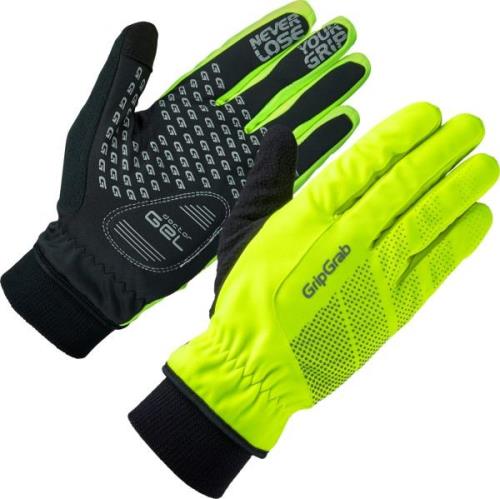 Gripgrab Ride Hi-Vis Windproof Winter Glove Yellow Hi-vis