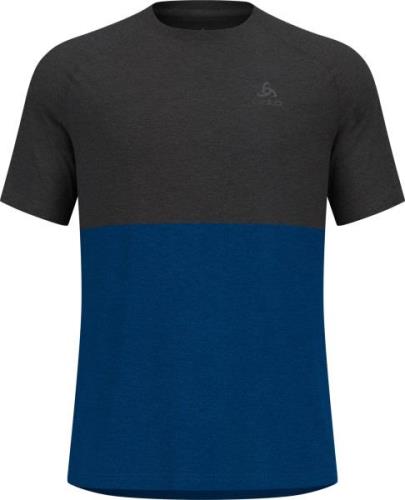 Odlo Men's T-shirt Crew Neck S/S Ride 365 Lack Melange - Limoges Melan...