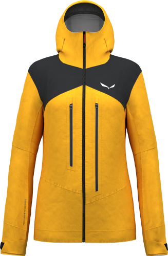 Salewa Women's Ortles 3L Powertex Jacket Yellow Gold