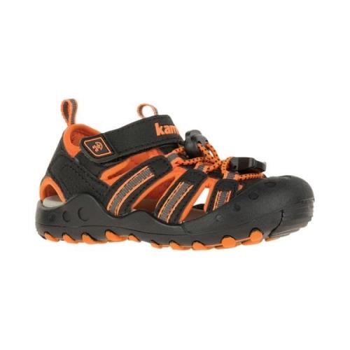 Kamik Kids' Crab Black/OrangeCharcoal