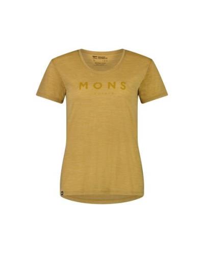 Mons Royale Women's Zephyr Merino Cool Tee Smokey Cumin