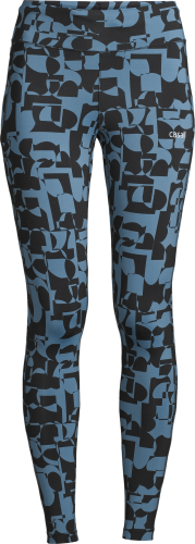 Casall Women's Iconic Printed 7/8 Tights Echo Blue