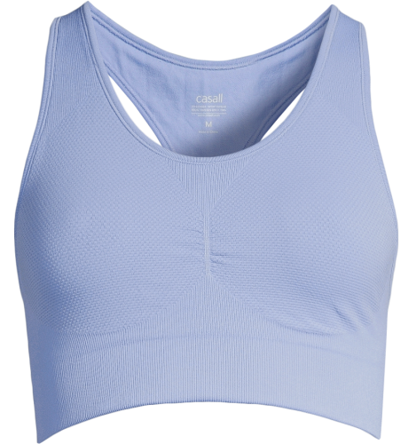 Casall Women's Seamless Soft Sports Bra Breeze Blue