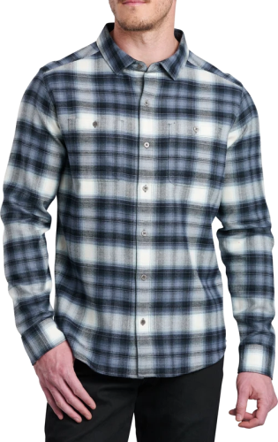 Kühl Men's Law Flannel Longsleeve Shirt Mineral Ice