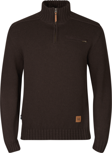 Härkila Men's Annaboda 2.0 HSP Knitted Shirt Demitasse Brown