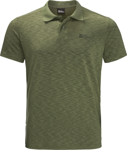 Jack Wolfskin Men's Travel Polo Greenwood