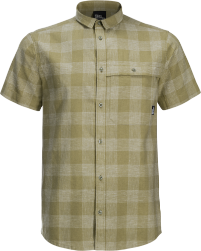 Jack Wolfskin Men's Highlands Shirt Bay Leaf Check