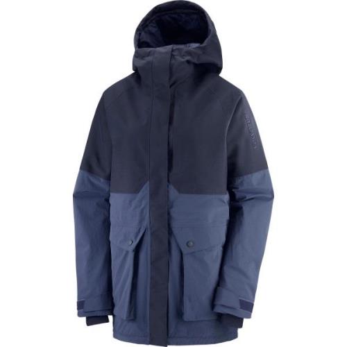 Salomon Women's Snow Rebel Jacket Mood Indigo/Night Sky