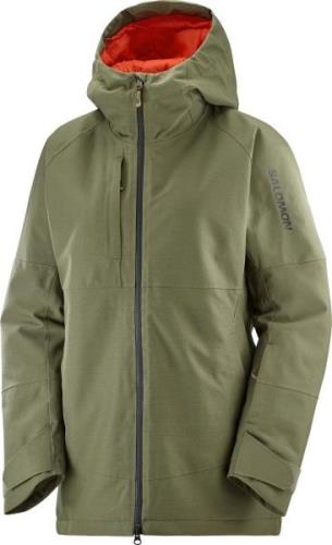 Salomon Women's Bashley Puff Jacket Olive Night