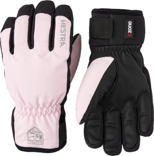 Hestra Kids' Ferox Primaloft 5-Finger Pink