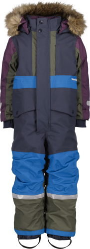 Didriksons Kids' Björnen Multi Coverall 2 Multi Colour Blue